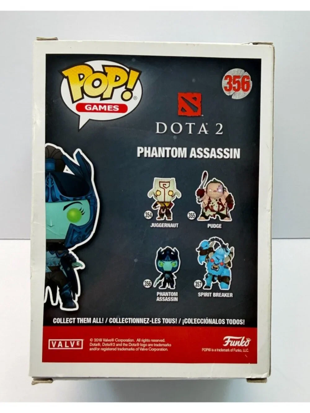 Funko Pop! Dota 2 Phantom Assassin with Sword in Box 356 Vinyl Figure 2018